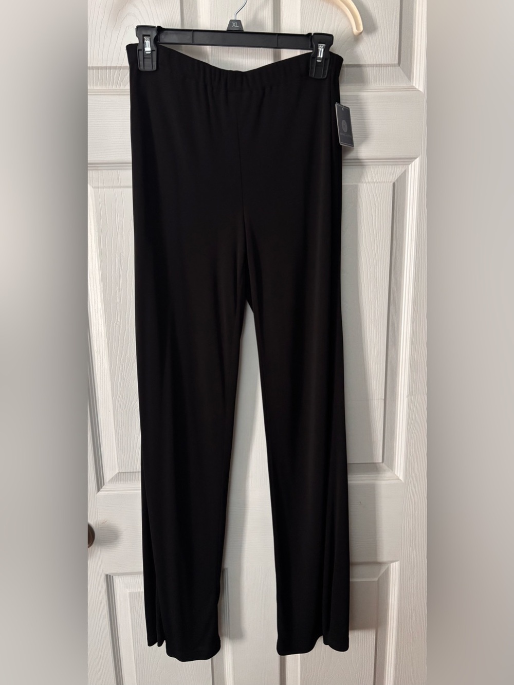 Doncaster Collection Size 2 Pants Women’s Pull On Black Slinky Wide Leg Dressy